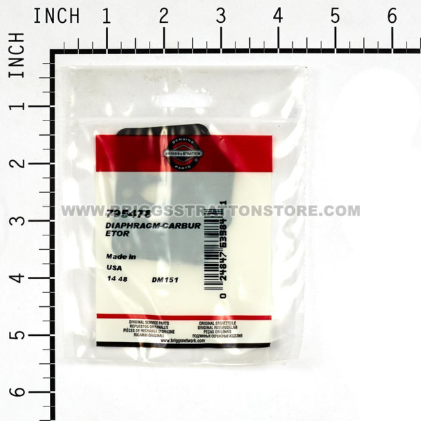 BRIGGS & STRATTON DIAPHRAGM-CARBURETOR 795478 - Image 3 BRIGGS & STRATTON DIAPHRAGM-CARBURETOR 795478 - Image 3