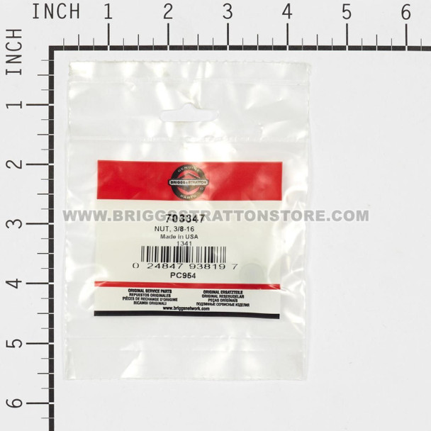 BRIGGS & STRATTON NUT 3/8-16 703347 - Image 3 BRIGGS & STRATTON NUT 3/8-16 703347 - Image 3