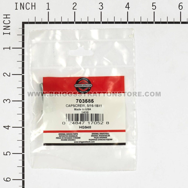 BRIGGS & STRATTON CAPSCREW 5/16-18X1 703585 - Image 3