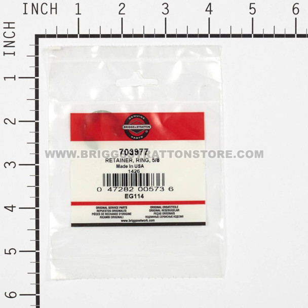 BRIGGS & STRATTON RETAINER RING 5/8 703977 - Image 3