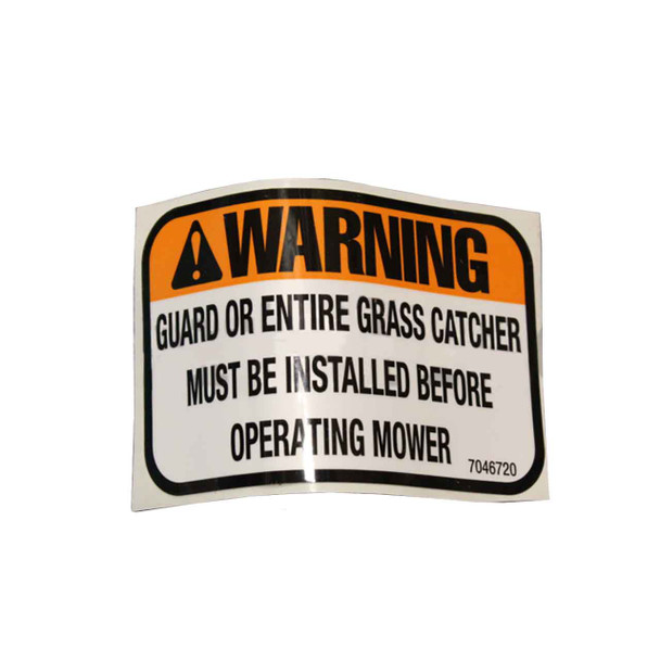 Briggs And Stratton 7046720Sm - Decal Chute Deflecto (Briggs Oem Part)