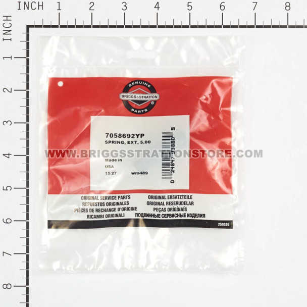 7058692YP Spring, Ext, 5.00 - Briggs and Stratton - Genuine OEM Part