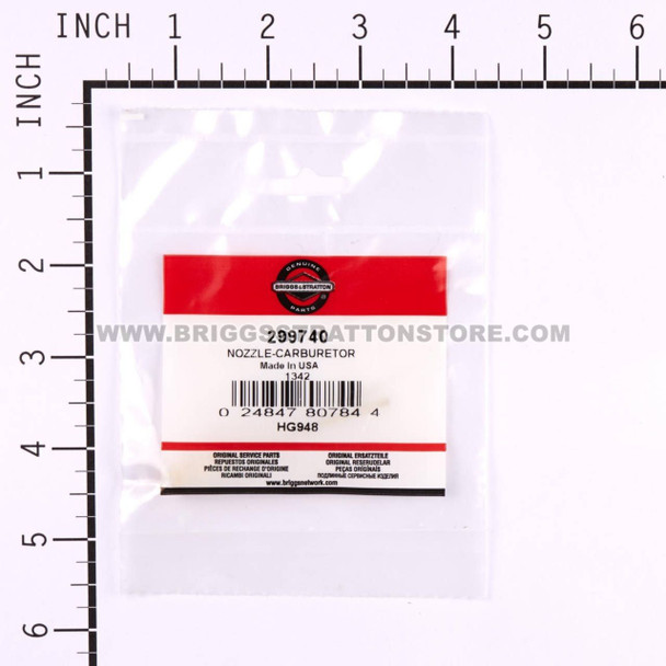 BRIGGS & STRATTON NOZZLE-CARBURETOR 299740 - Image 3 BRIGGS & STRATTON NOZZLE-CARBURETOR 299740 - Image 3