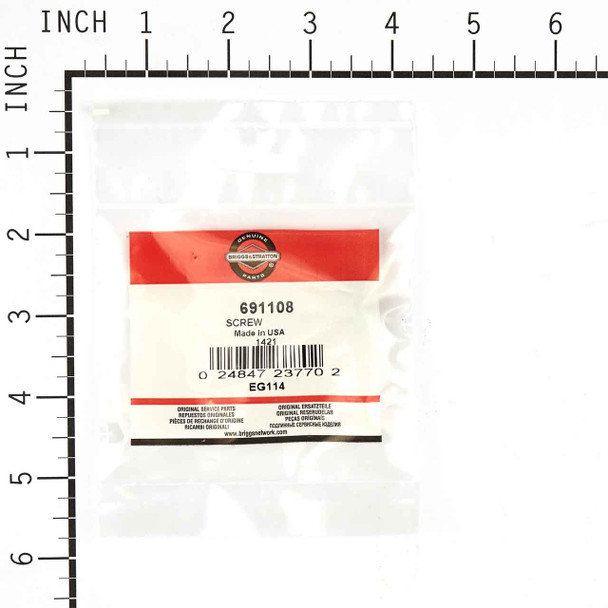 691108 - Screw - Briggs and Stratton - Genuine OEM Part