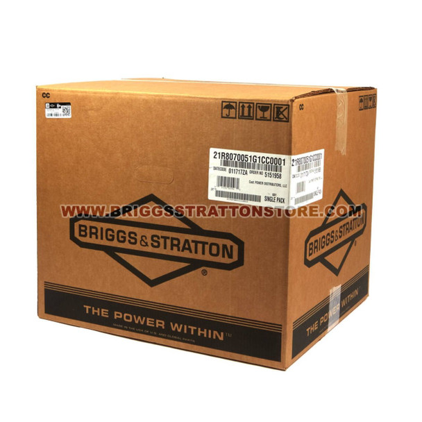 BRIGGS & STRATTON 051-G1 - ENGINE PACKED SINGLE CARTON 21R807-0051-G1 - Image 7