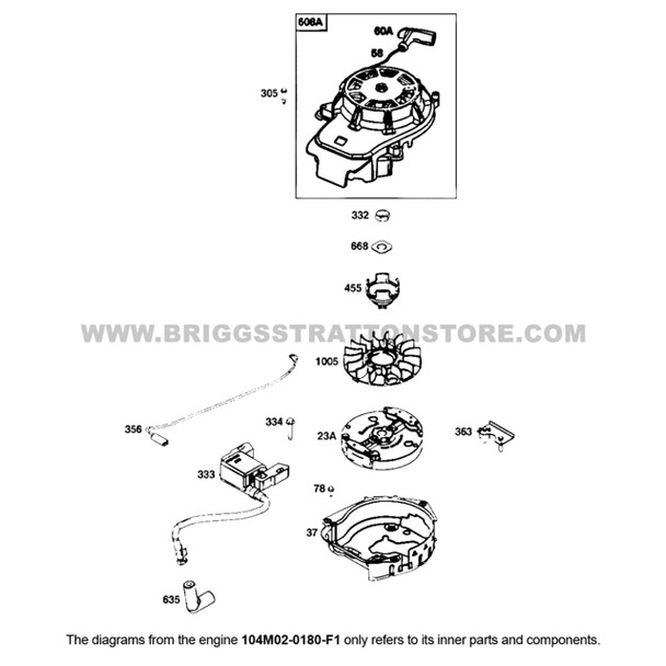 Briggs And Stratton 104M02-0180-F1 - Engine Packed Single Carton - Image 7