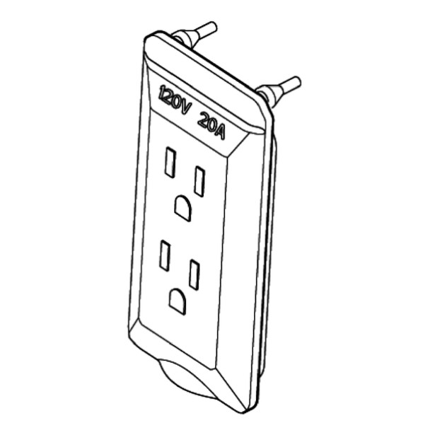 BRIGGS & STRATTON COVER-OUTLET 706822 - Image 1