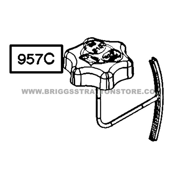 Parts lookup Briggs & Stratton Fuel Tank Cap 596250 OEM diagram Parts lookup Briggs & Stratton Fuel Tank Cap 596250 OEM diagram