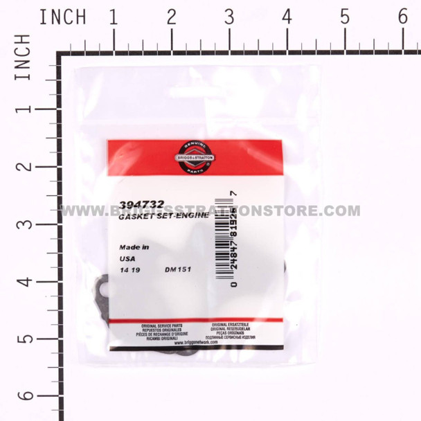 BRIGGS & STRATTON GASKET SET-ENGINE 394732 - Image 3