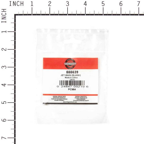 555639 - JET-MAINBLANK Genuine - Briggs and Stratton - Genuine OEM part