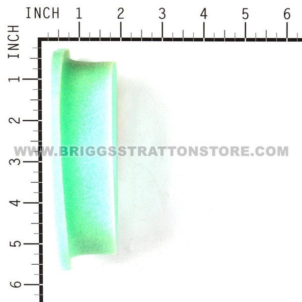BRIGGS & STRATTON FILTER-A/C FOAM 270579S - Image 3 BRIGGS & STRATTON FILTER-A/C FOAM 270579S - Image 3
