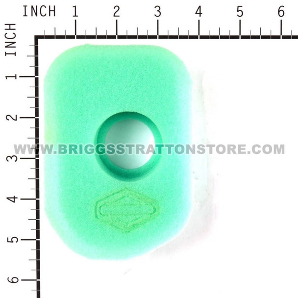BRIGGS & STRATTON FILTER-A/C FOAM 270579S - Image 2 BRIGGS & STRATTON FILTER-A/C FOAM 270579S - Image 2