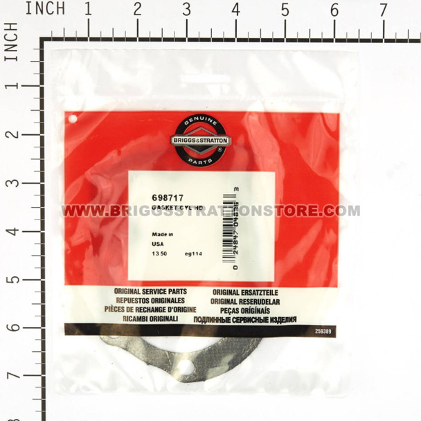 BRIGGS & STRATTON GASKET-CYL HD 698717 - Image 3
