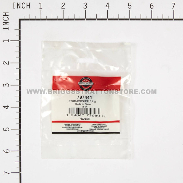 BRIGGS AND STRATTON 797441 - STUD-ROCKER ARM - Image 3 BRIGGS AND STRATTON 797441 - STUD-ROCKER ARM - Image 3