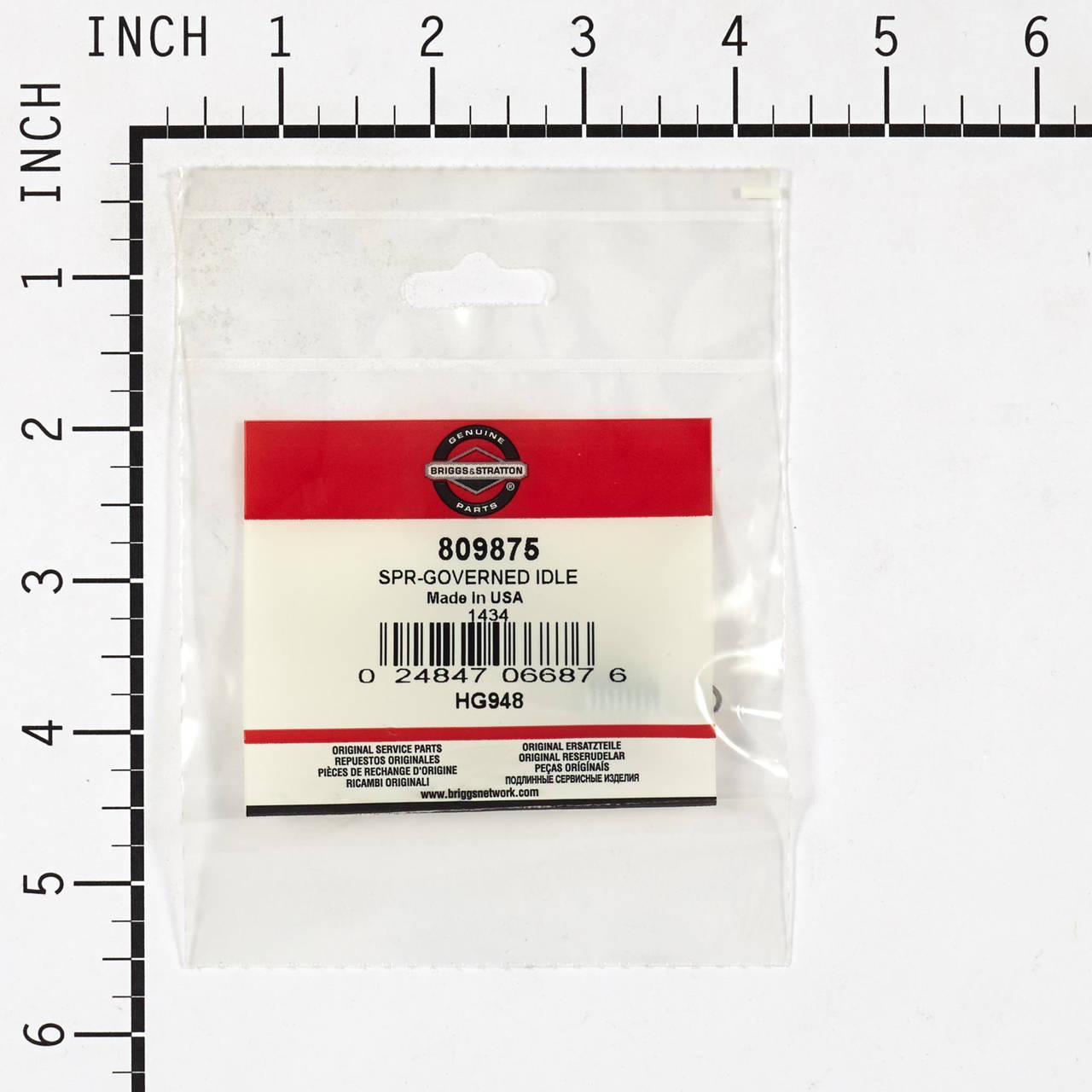 Briggs and Stratton 809875 Spring, Governed Idle - Genuine Part