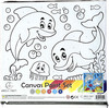 Dolphin Design Canvas Paint Set