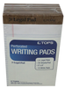 PADS 5" X 8" WHITE PQT.12 20364