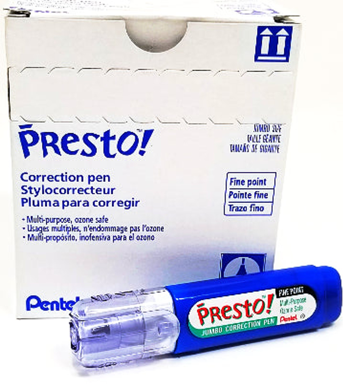 Pentel Presto! Correction Pen, Jumbo, Fine Point