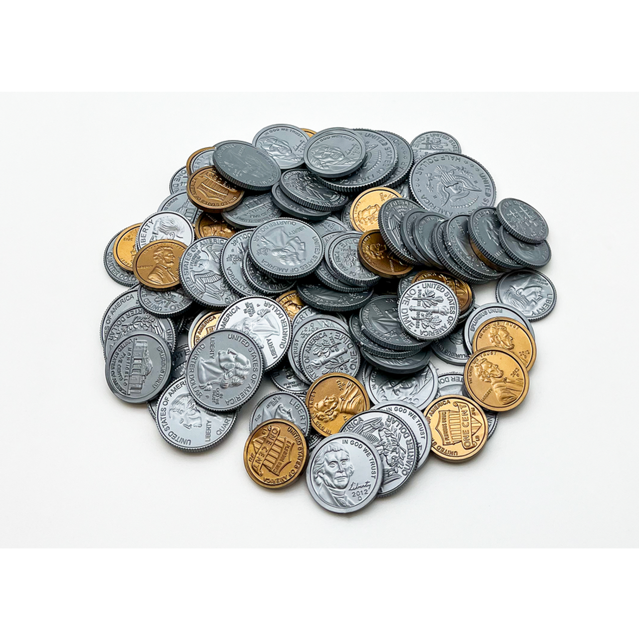WISSNER® Aktiv lernen - Monedas de 1 Euro (100 Piezas) & ® Aktiv lernen -  Monedas de 50 Cent (100 Piezas) : : Juguetes y juegos