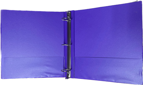 HARD VIEW BINDER 1-1/2" PURPLE