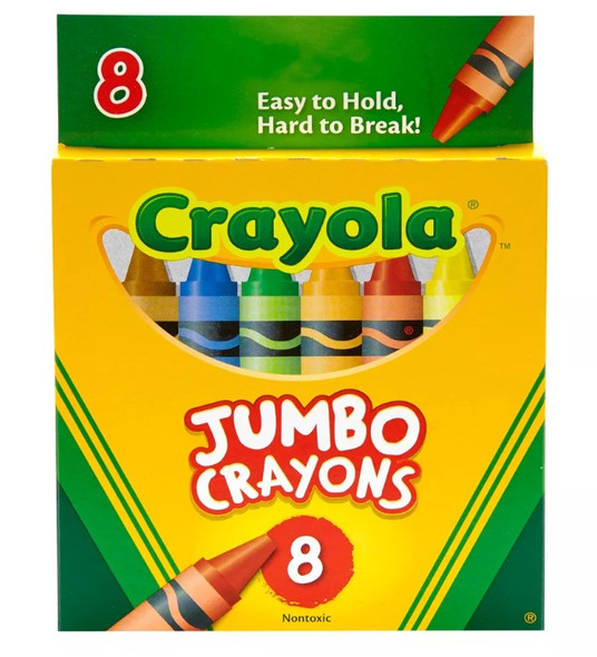 CRAYOLA JUMBO CRAYONS PQ.8