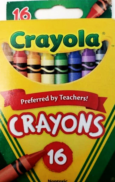 Crayola Crayons, Large Size, Assorted Colors, 8/Box (52-0080