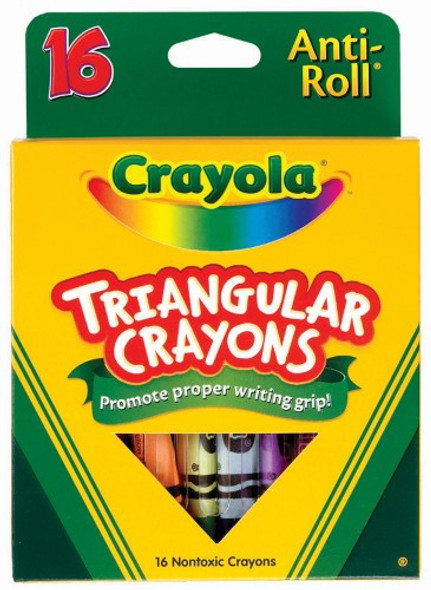 CRAYOLA TRIANGLE CRAYONS PQ.16