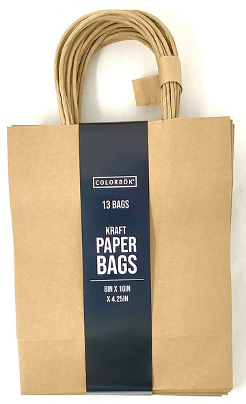 Gift Bag Paper Brown Craft