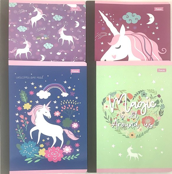 LIBRETA TAPA FLEXIBLE UNICORN