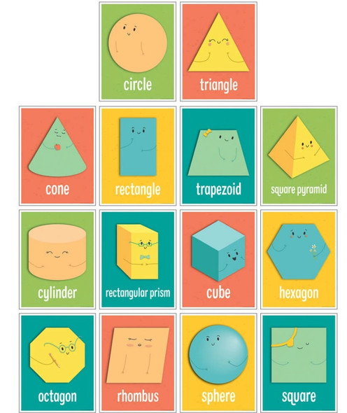 Mini Posters: Shapes Poster Set 14pcs