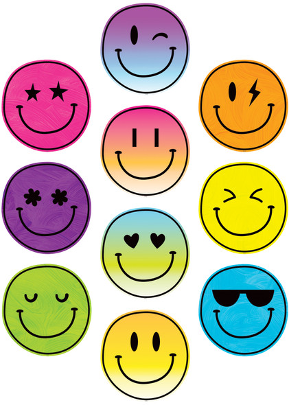 Brights 4Ever Smiley Faces Accents 30 pcs