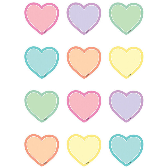 Pastel Pop Hearts Mini Accents 36 pcs