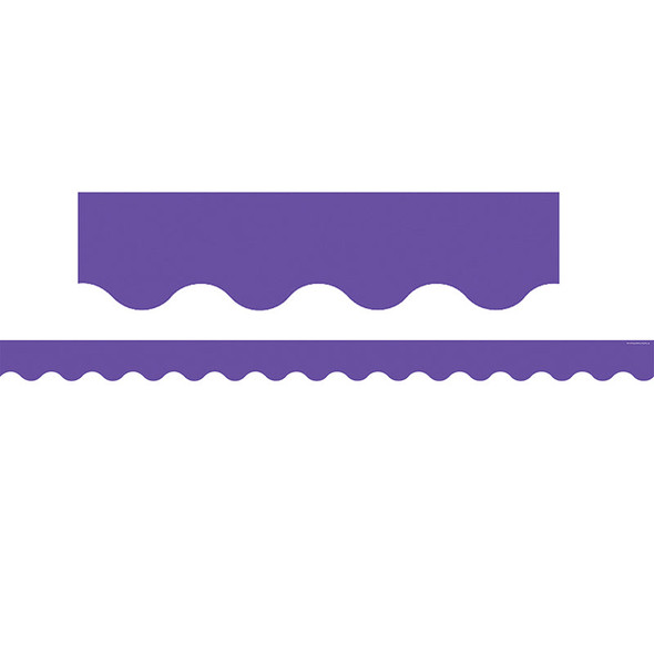 ULTRA PURPLE SCALLOPED BORDER