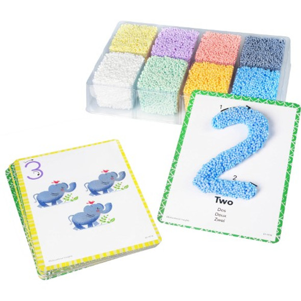 PLAYFOAM SHAPE & LEARN NUMBER 8 COLORED