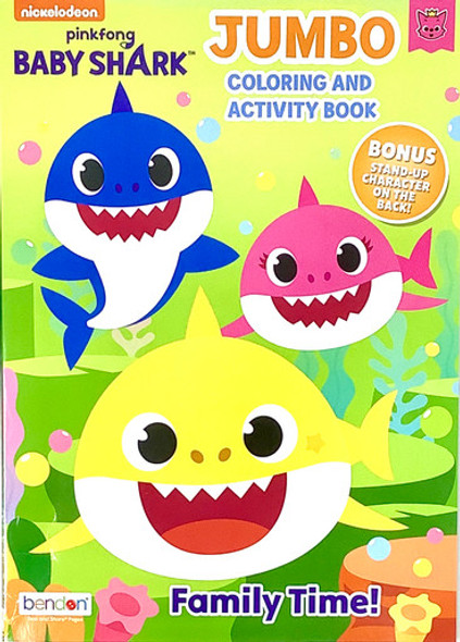 BABY SHARK JUMBO COLORING & ACTIVITY BOOK