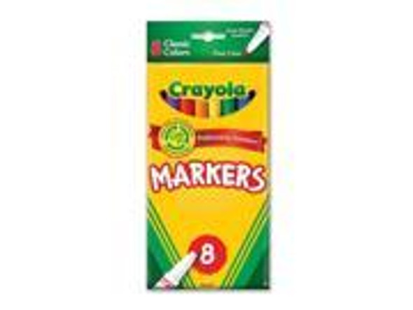 MARKERS FINE 8-COLORS CLASSIC