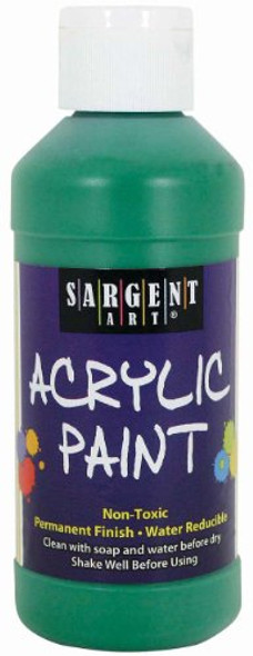 ACRYLIC PAINT GREEN 8 ONZ