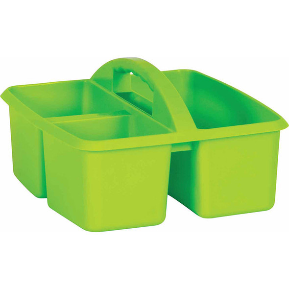 PLASTIC STORAGE CADDIES LIME