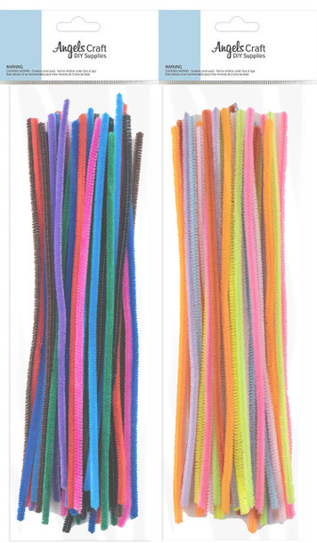 TWIST CRAFTS CHENILLE STEMS ASST 40 CT