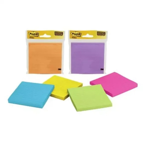 M3 POST IT NOTE 4X4 SUPER STICKY  4490-SSMX