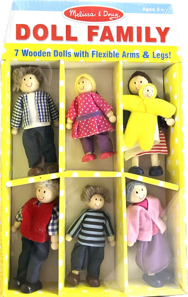 Wooden Doll Family