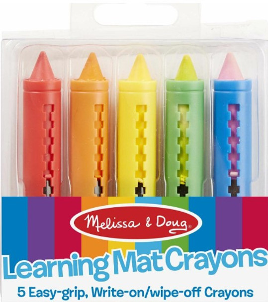 Learning Mat Crayons 5pcs