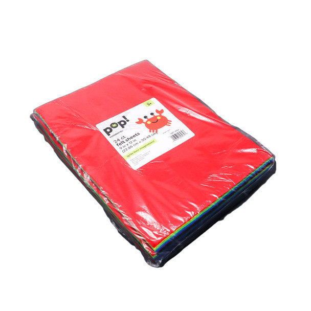 PRIMARY FELT MULTI PACK 9X12 24PC