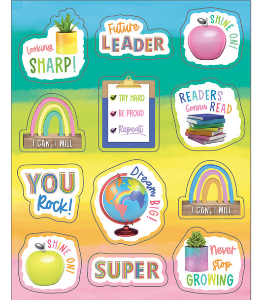 Creatively Inspired Motivational Shape Stickers