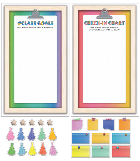 Classroom Community Charts Bulletin Board Set 106p