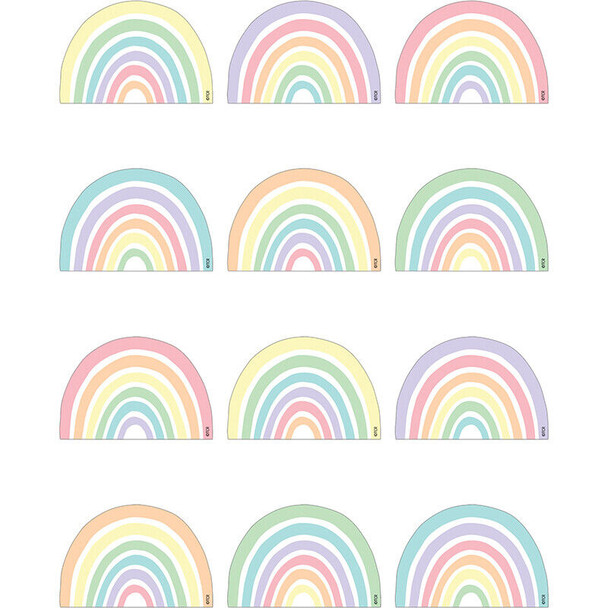 Pastel Pop Rainbows Mini Accents 36 pcs
