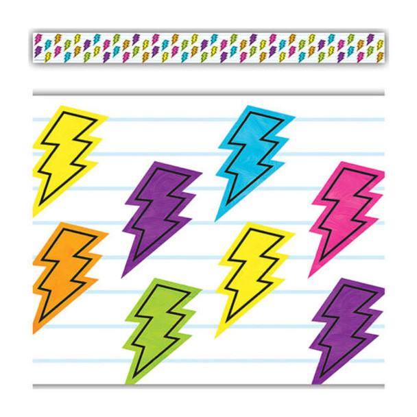 Brights 4Ever Lightning Bolts Straight Border Trim