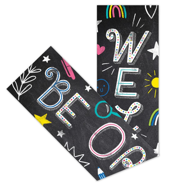 Chalk It Up! Welcome Banner 2 Sided 3 Feet