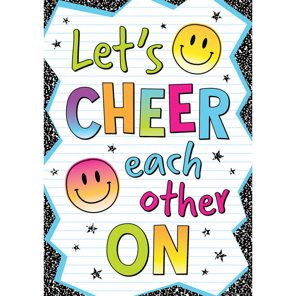 Let’s Cheer Each Other On Positive Poster 13x19''