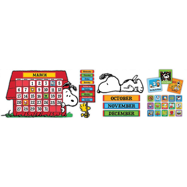 BULLETIN BOARD PEANUTS CALENDAR SET